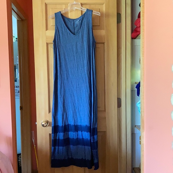 J. Jill Dresses & Skirts - 💙Purejill Blue Tie-Dyed Maxi Dress